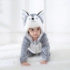 Baby Husky Dog Costumes Rompers Infant Toddler Winter Pajamas Outfit Halloween