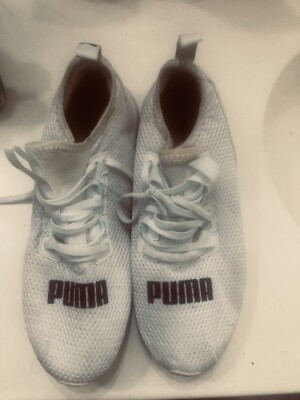 Size 10 - PUMA Tori White Light Aqua W