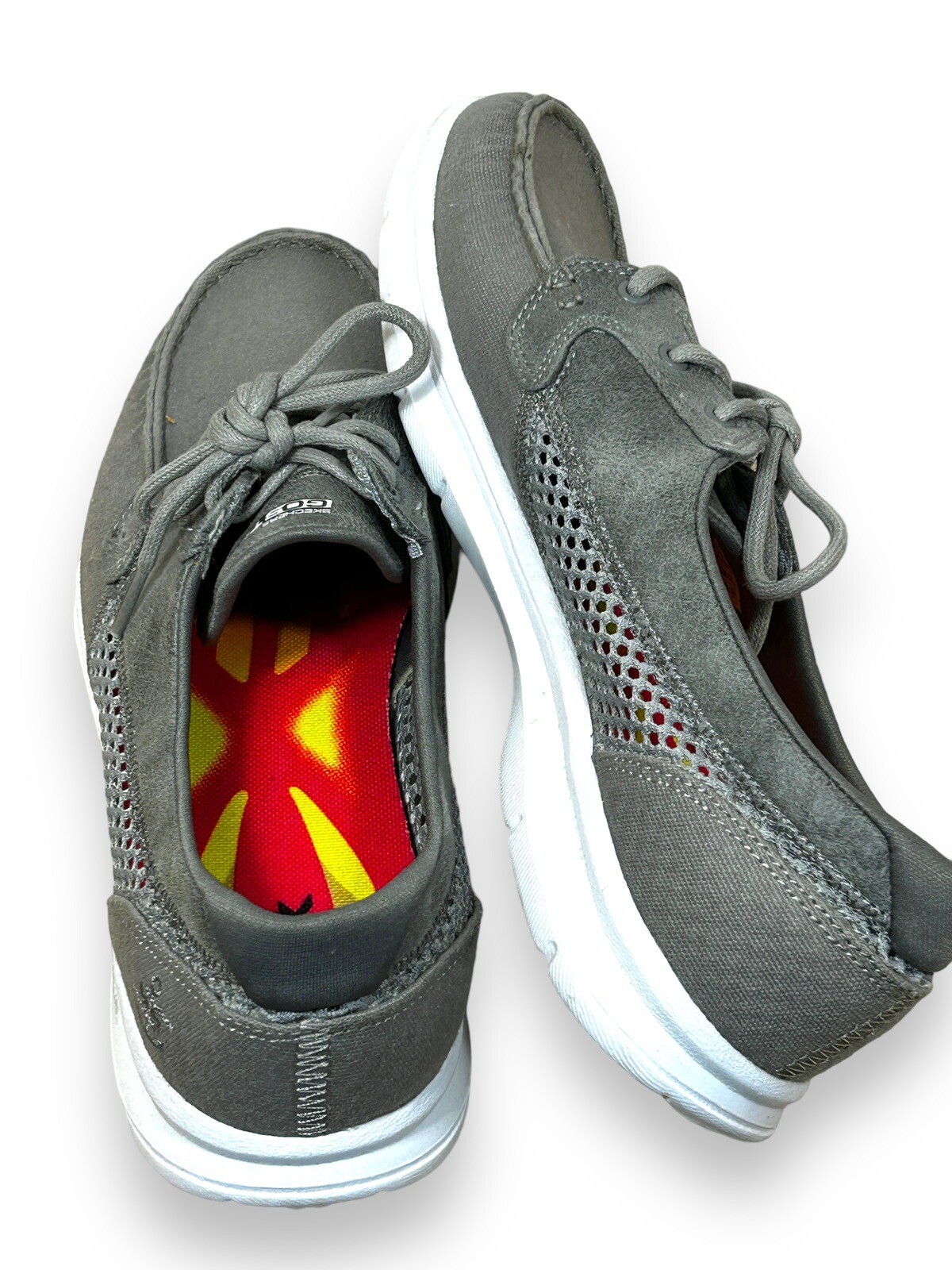 skechers-go-step-goga-max-shoes-gray-canvas-vented-women-s-11m-style