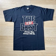 Vtg Screen Stars Best T-51 The Best Always Was Shirt M Single Stitch Tee USA