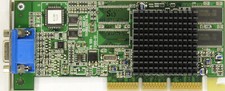 ATI 109-73100-02 RAGE 128 PRO ULTRA 4x AGP Video Card Low Profile