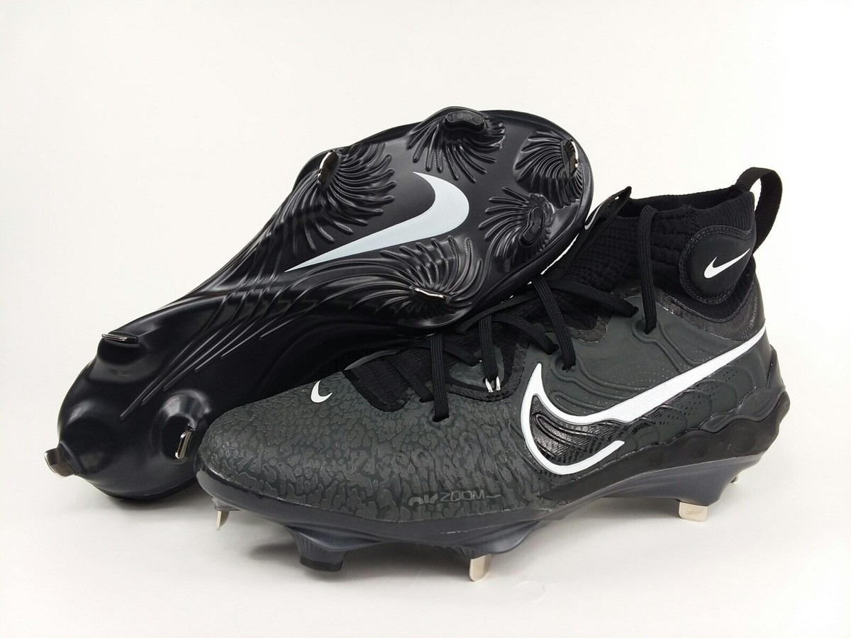 Nike Alpha Huarache NXT Black Metal Baseball Cleats DJ6517