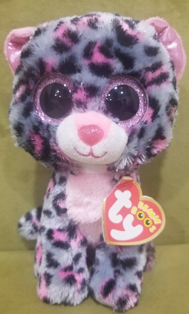 Ty Beanie Boos Tasha The Pink Leopard Cat (36151) for sale online | eBay