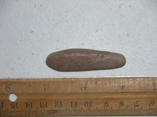 Hand axe early man paleolithic acheulean chopper blade tool Africa 1.75 inch X20