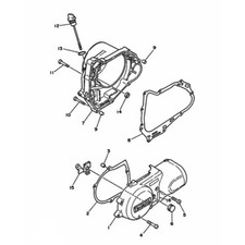 YAMAHA YFZ YFM 80 RAPTOR 1985-2008 Kit vis BTR inox moteur complet YFZ80