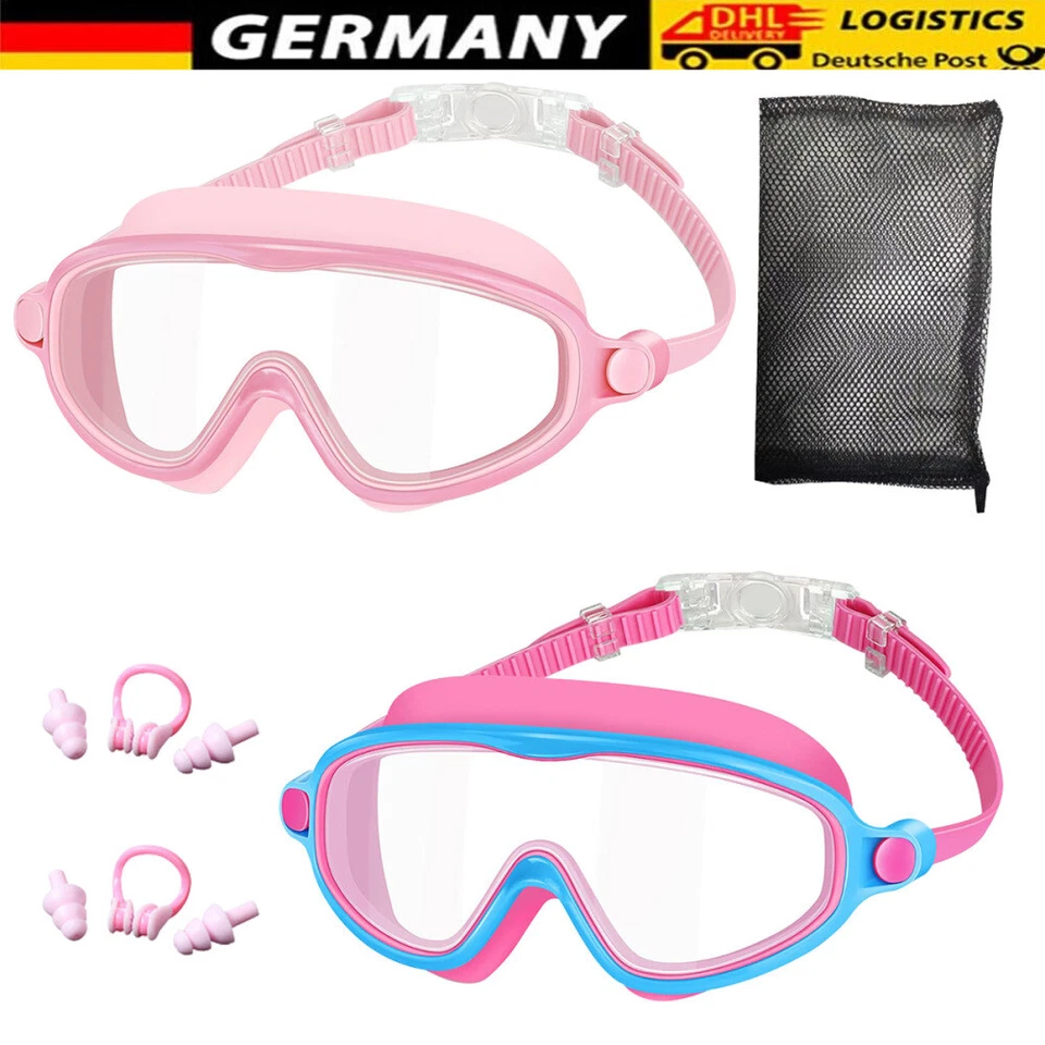 2 Schwimmbrille Antibeschlag&UV Schutz Taucherbrille für Kinder Herren Damen - Bild 2 von 4