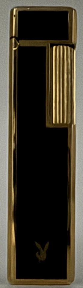 Vintage 1960s Play Boy Bunny Logo Cigarette Lighter Gold&Black in Japan UNIQUE.! - Image 2 of 4