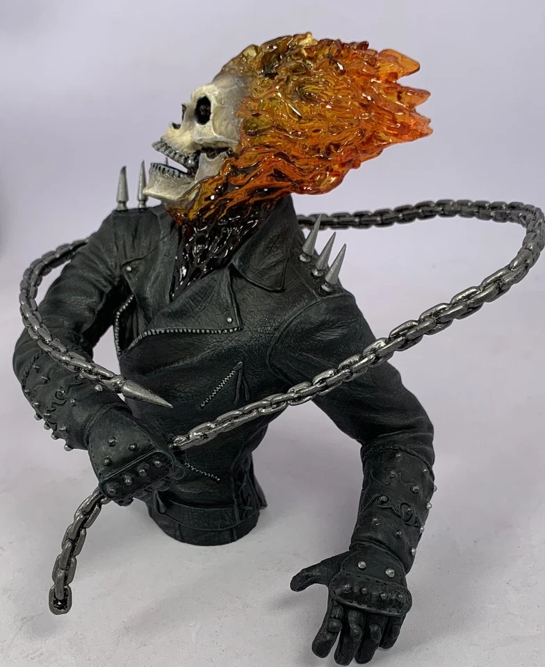 Busto Ghost Rider 2007 Marvel Columbia Pictures Foto 3 de 4