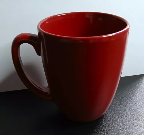 Red Corelle Stoneware 12 Oz Coffee Tea Mug