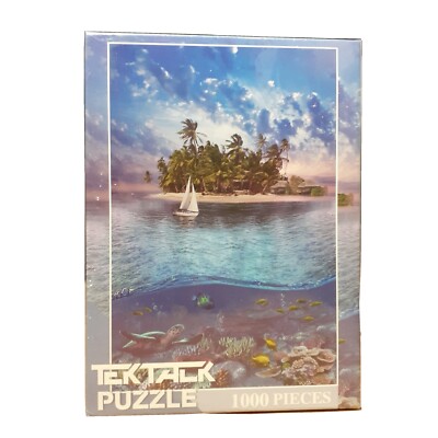 Tektalk 1000 Teile Puzzle Neu Versiegelt Wüste Insel