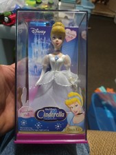 Disney Princess Cinderella 5" Porcelain Doll Brass Key Keepsake 2005