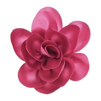 "Satin Rose Blumenbrosche, 5,9\" GroßE Blume FüR Rose Red"