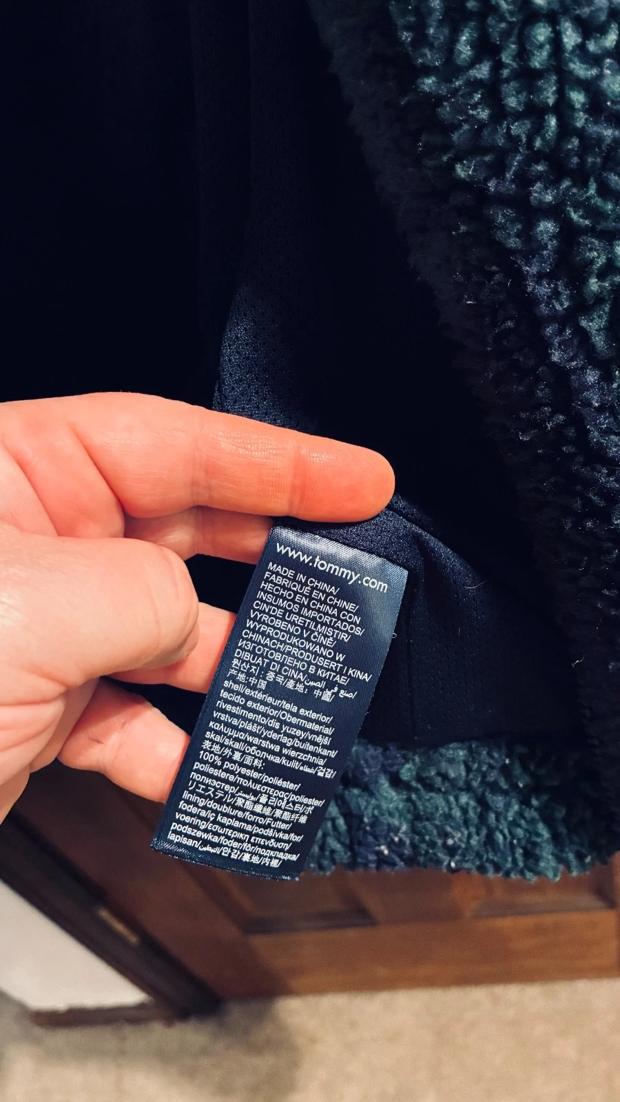 Jacket Coat AAPE by A Bathing Ape Plaid Logo full-Zip Mens MEDIUM Tommy Hilfiger - product detail image 11
