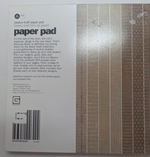 Basic Grey 6x6 Paper Pad - 36 pieces - Single Sided - Basic Kraft - New