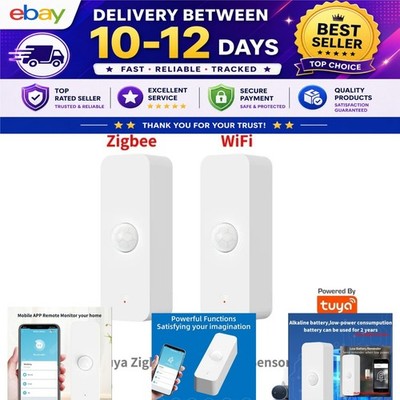 Tuya PIR Motion Sensor WiFi Zigbee Smart Home Alexa Google