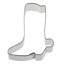 Western Cowboy Cowgirl Farm Boot 3'' Cookie Cutter Metal Birthday Party