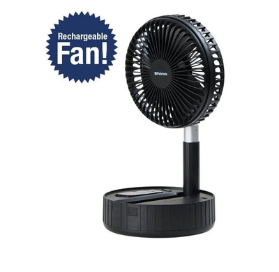 4Patriots Telescopic Compact Rechargeable Fan With Remote Control 