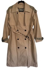 Urban Outfitters UO Double Breasted Buckle Sleeve Belted Trench Coat S/M Vintage