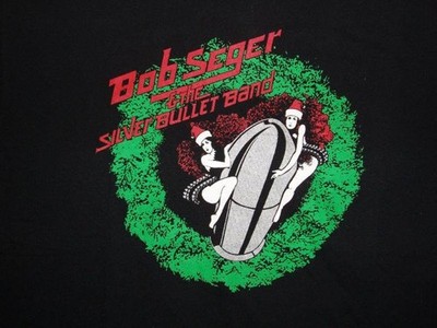 Bob Seger Wishing everyone a very Merry Christmas Black Men All Size Shirt