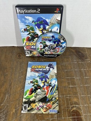 Sonic Riders PS2 Sony PlayStation 2 Black Label CIB Complete with Manual TESTED