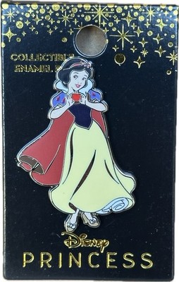 Enamel Pin - Disney Princess - Snow White Embossed Lapel Pin Badge NEW