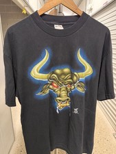 Vintage 1998 WWF The Rock Layin' The Smack Down T-Shirt XL
