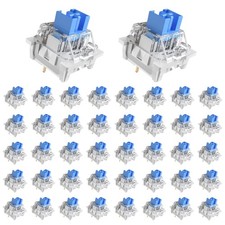 Outemu 20 Pcs Keyboard Clickers for 3D Prints,Clicky Blue 20Pcs, Blue Clicky 