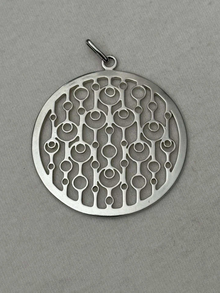 Modernist Sterling Silber David Andersen Marianne Berg 60er Norwegen Wimpel 17,2g - Bild 2 von 4