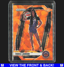 Rickea Jackson 2024 Prizm WNBA Image Variation Orange Ice SP RC Sparks 144