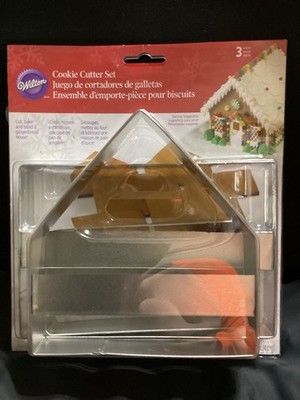 Ginger Bread Wilton Gingerbread House Cookie Cutters Wilton Build