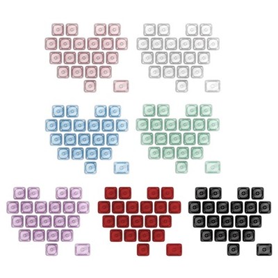 21Piece PC Blank Keycap MOA Profile 1U 1.25U Heart Keycap Key Button Keyboards