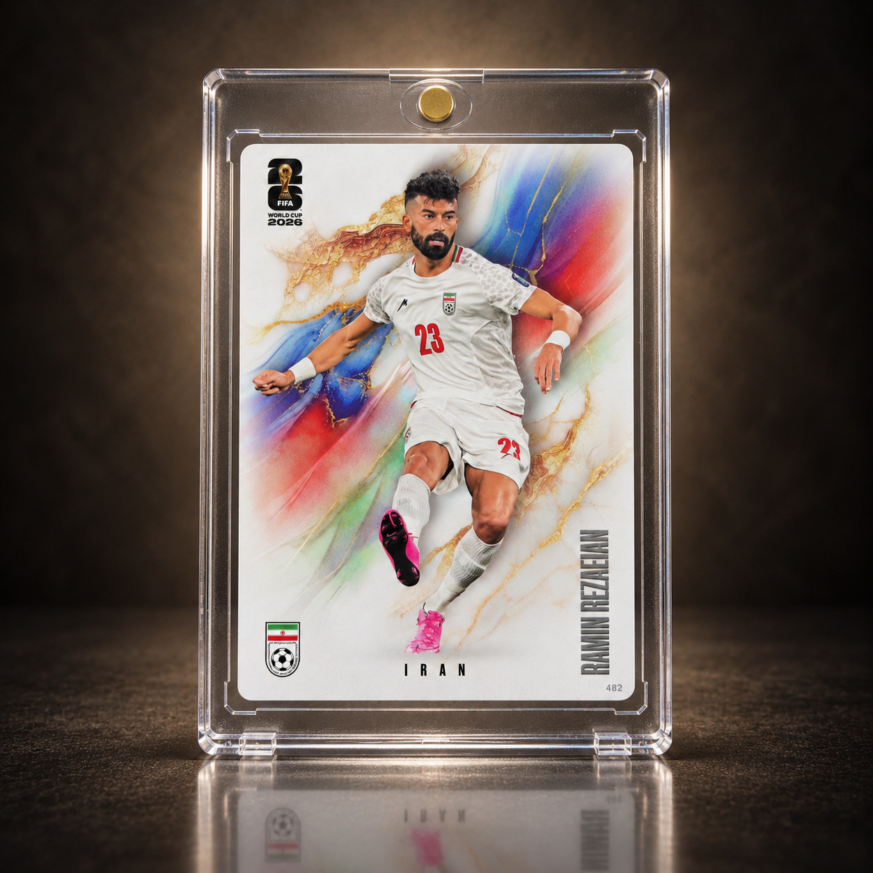 REZAEIAN ALGERIA #459 RARE COLOR BLAST 2026 FIFA WORLD CUP PANINI KAYOU BR10