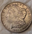 1921 Morgan Silver Dollar • Nice Detail •  90% Silver A-2