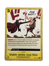 New: One Piece CCG Diable Jambe Joue Shot OP04-116 Kingdoms of Intrigue Uncommon
