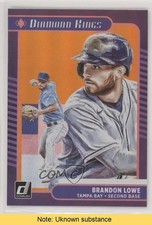 2021 Panini Donruss Diamond Kings Holo Orange Brandon Lowe #1 READ 18b3