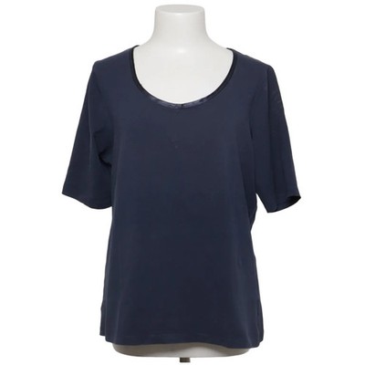 Mangoon, T-shirt, Größe: 46, Blau, Baumwolle/Elasthan, Sonstiges, Damen #MRq