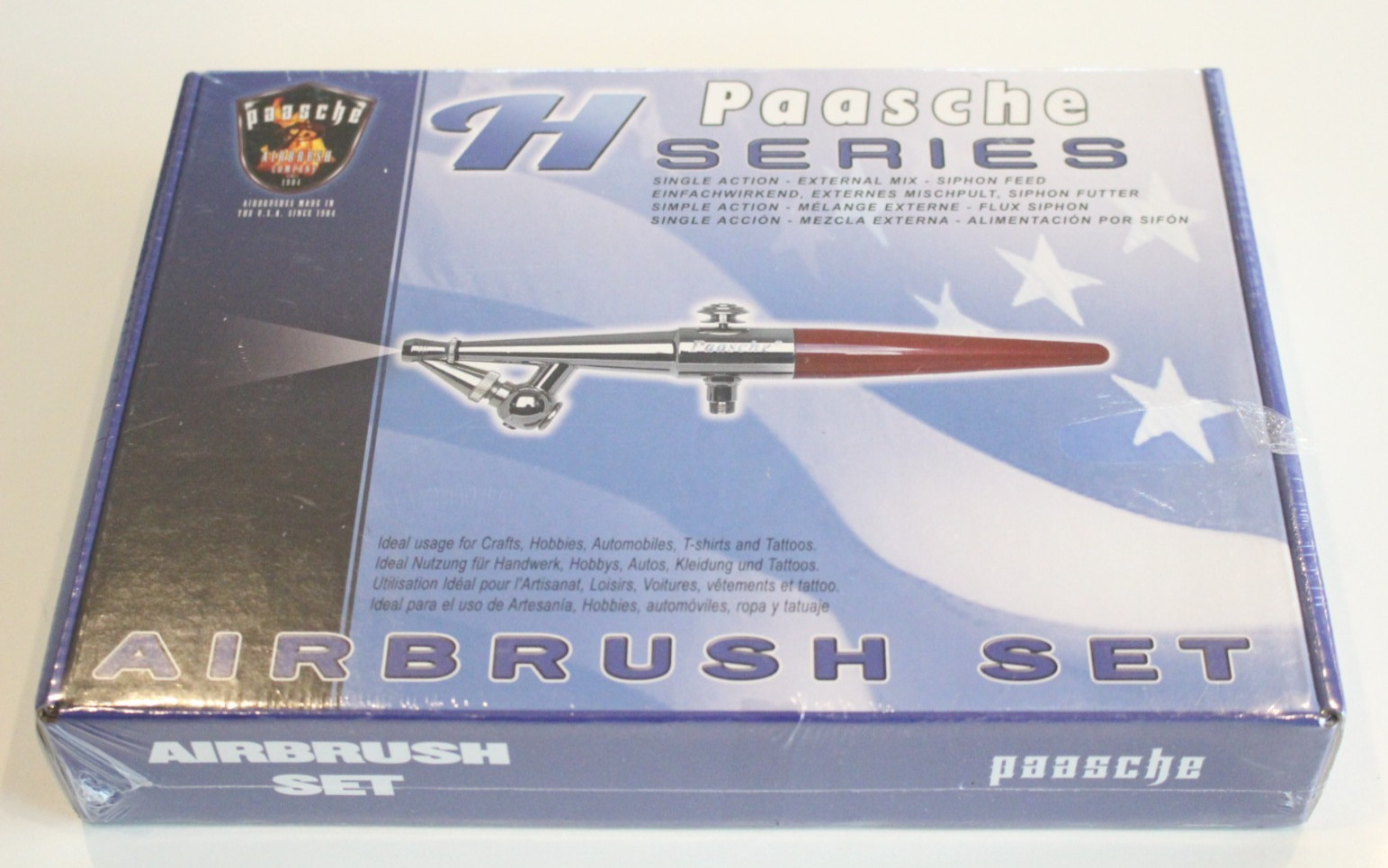 Paasche H SET Single Action External Mix Airbrush Set NEW P-220 4/27