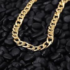 Unisex Heavy Solid 925 Sterling Silver Classic Curb Link Chain Smooth Necklace