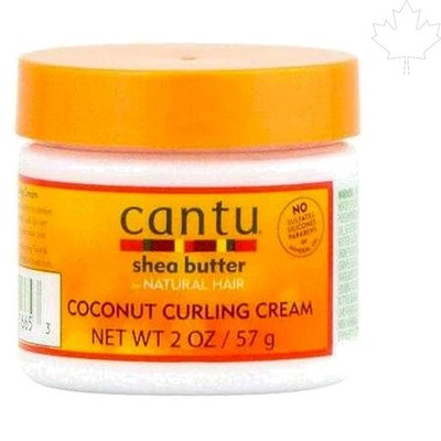 Natural Shea Butter Coconut Curl Cream - 2 Oz, Curl-Enhancing Moisturizer