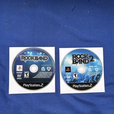Rock Band & Rock Band 2 PS2 Sony PlayStation 2 - Disc Only