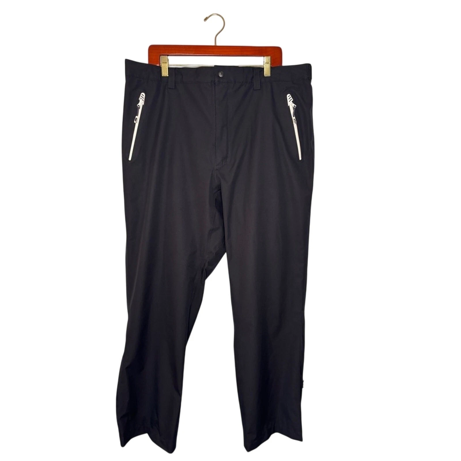 Sunice Edisson Gore Tex Paclite Waterproof Black Golf Pants Lightweight XL