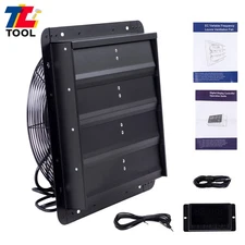 16'' Shutter Exhaust Fan Temperature and Humidity Controls 2600 CFM 1350RPM