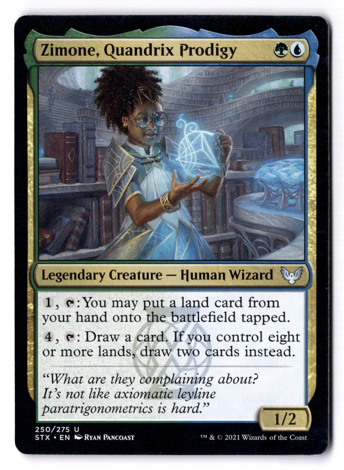 Zimone, Quandrix Prodigy NM* Strixhaven ENGLISH 250/275 mtg -UnltdCards