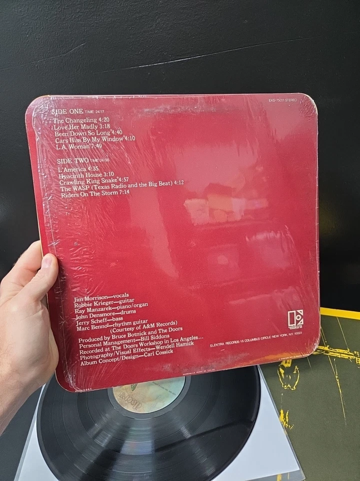 The Doors L.A. Woman Lp Vinyl 1971 1st Press Shrink/Hype/Insert UNCENSORED EX/NM - Image 4 of 4