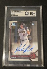 2022 Bowman Draft - Chrome Draft Pick Autographs Andrew Pintar #CDA-AP (AU, RC)