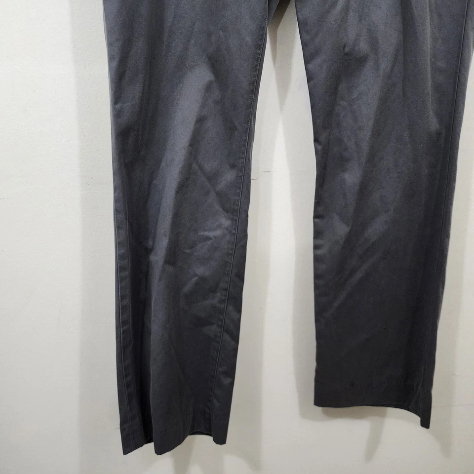 BONOBOS Mens Straight Fit Chino Pant Smoke Gray Friday Stretch 100% Cotton 33x32 - Image 3 of 4