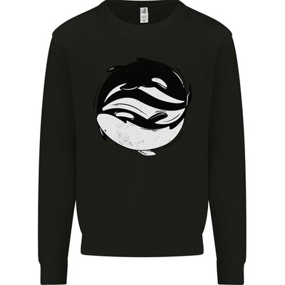 Ying Yan Orca Killer Whale Herren Sweatshirt Pullover