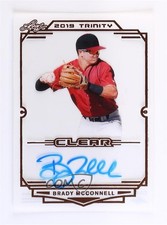 2019 Leaf Trinity Clear Auto Brady McConnell #CA-BM2 Auto 12zb