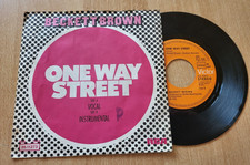 Vinyl 7 Single Backett Brown One Way Street