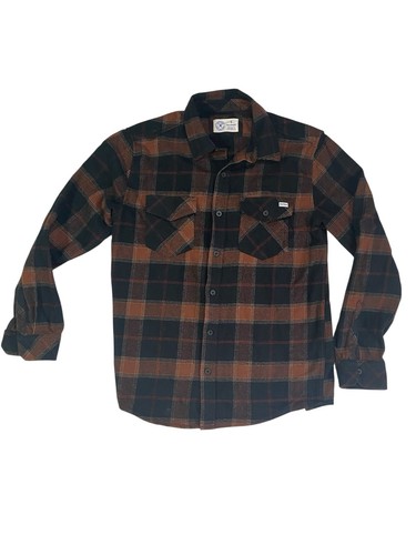 Hurley Men’s Button Up Flannel Size Small - Picture 2 of 14
